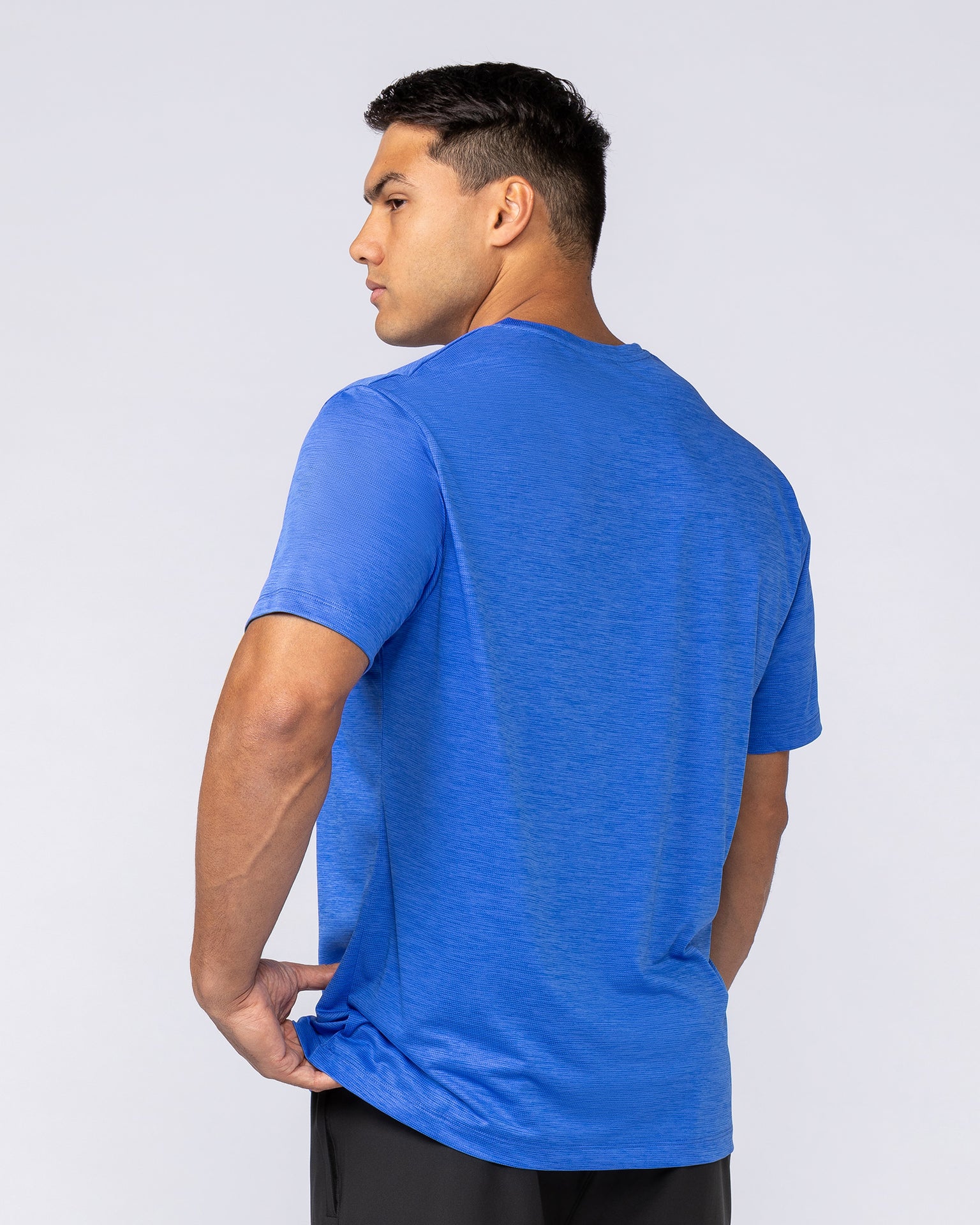 Aero Active Tee - Power Blue-T-Shirts-S-082532PWRBL-S-MNAPPRL43956-3-Muscle Nation