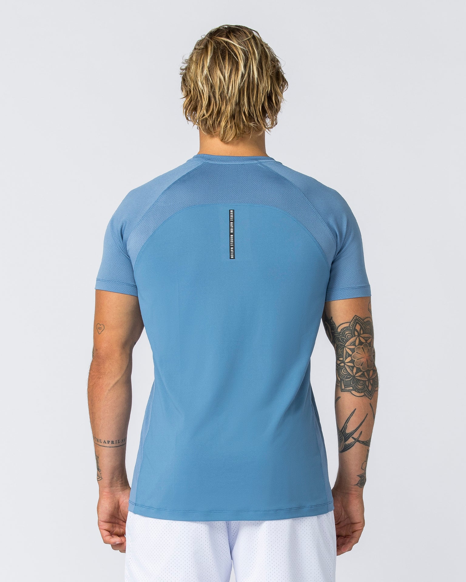 Ventilation Tee - Elemental Blue-T-Shirts-S-112356ELEMBLU-S-MNAPPRL28176-5-Muscle Nation
