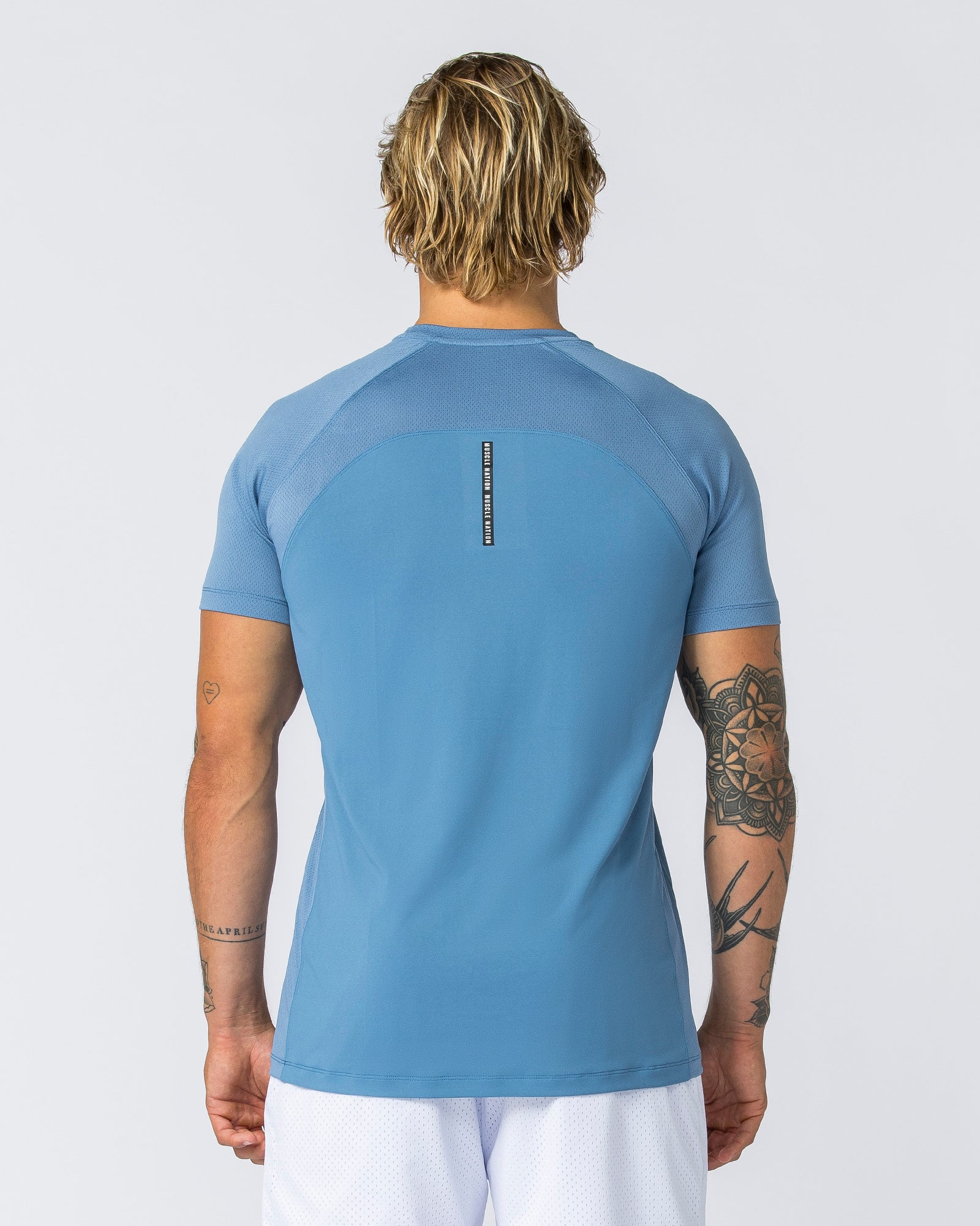 Ventilation Tee - Elemental Blue-T-Shirts-S-112356ELEMBLU-S-MNAPPRL28176-5-Muscle Nation