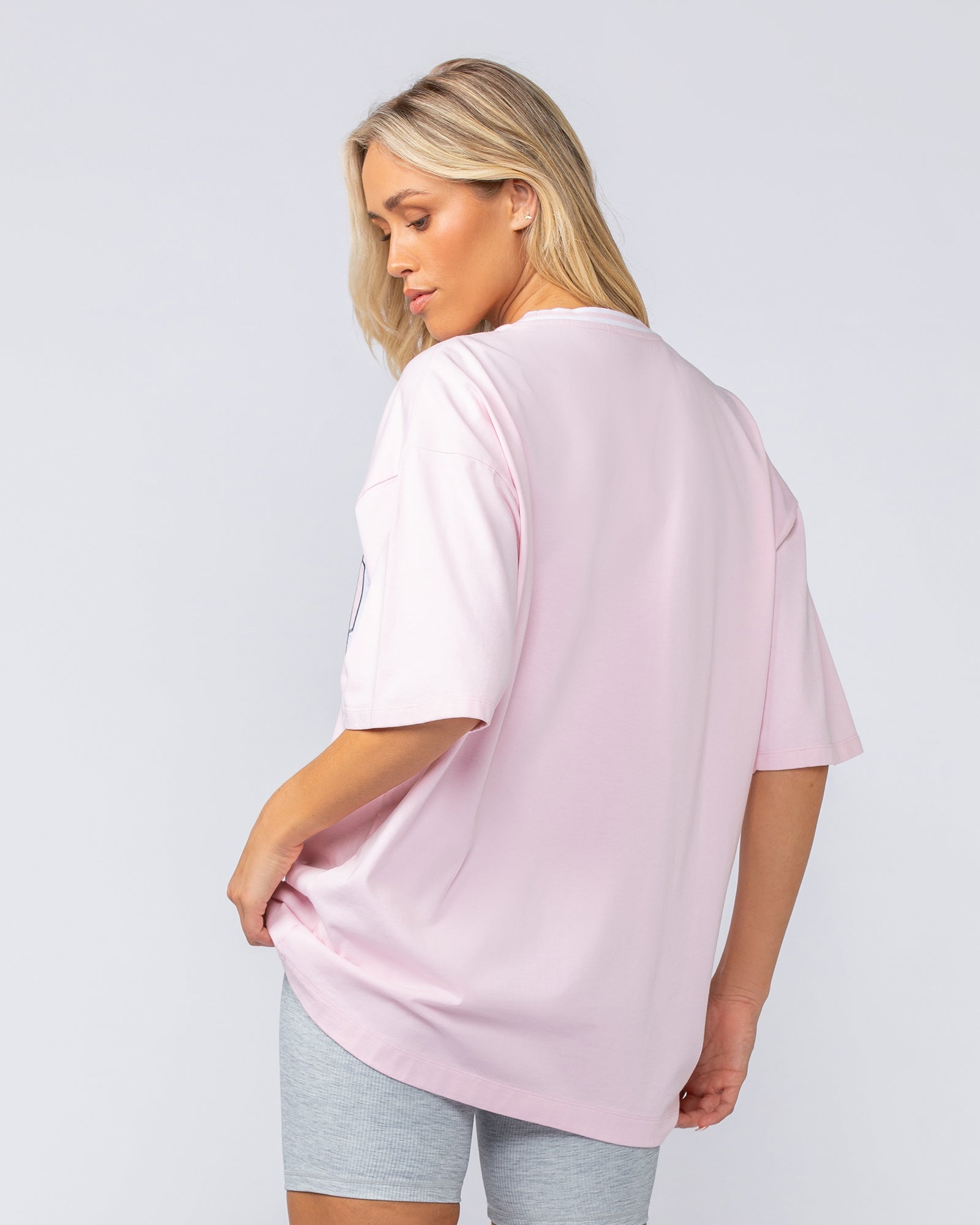 Sporting Club Oversized Tee - Soft Pink-T-Shirts-XS-1124205SFTP-XS-MNAPPRL35275-8-Muscle Nation