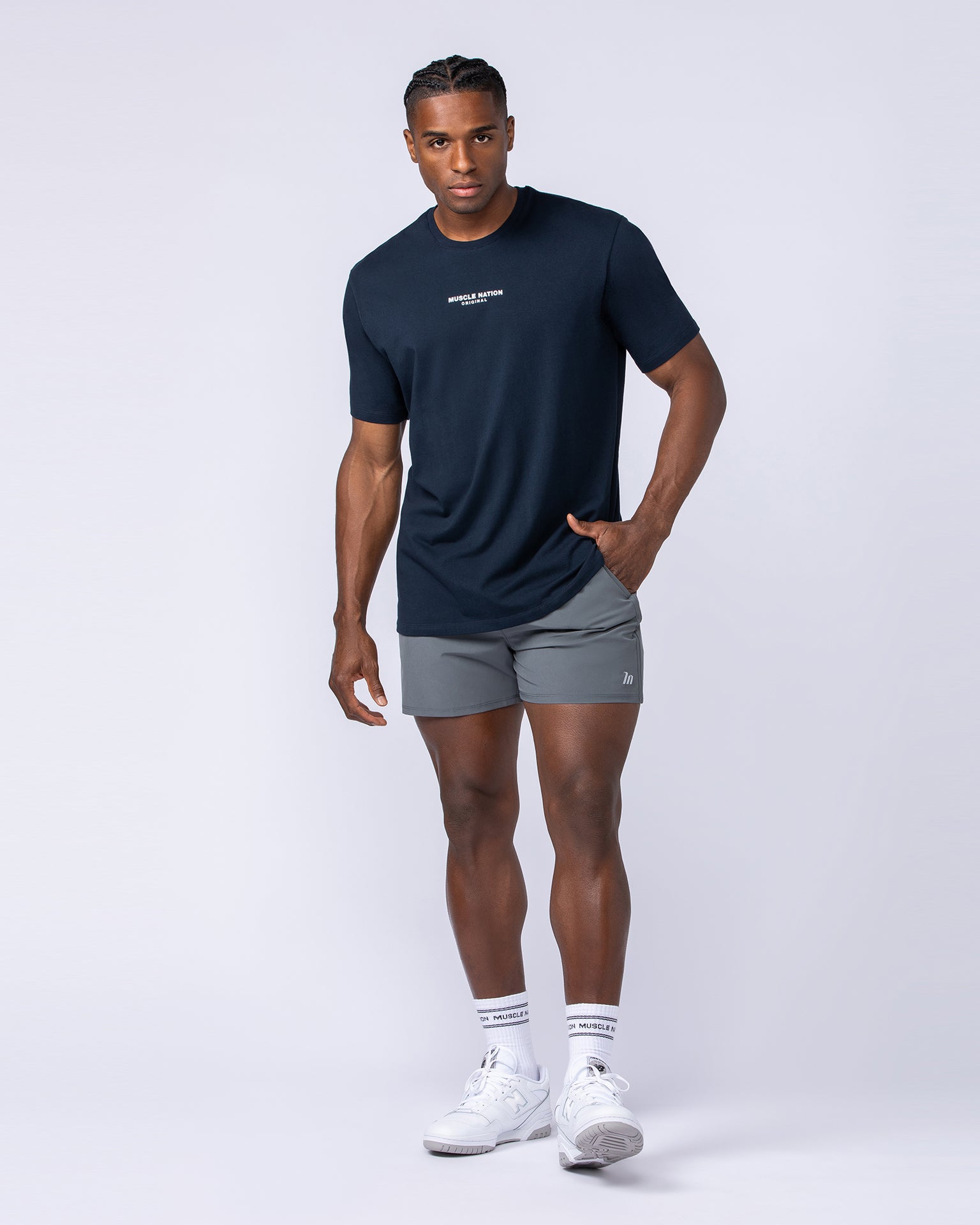 Staple Condition Tee - Navy-T-Shirts-S-112483NAVY-S-MNAPPRL35116-5-Muscle Nation