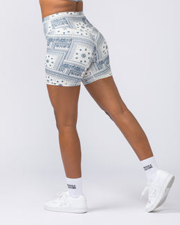 Zero Rise Everyday Midway Shorts - Sahara Paisley Print-Shorts-XXS-112308SAHAPAISL-XXS-MNAPPRL26695-1-Muscle Nation