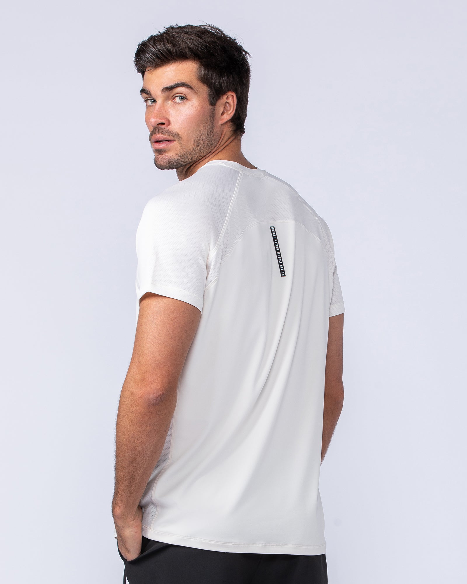 Ventilation Tee - Travertine-T-Shirts-S-052330TRAV-S-MNAPPRL25121-3-Muscle Nation