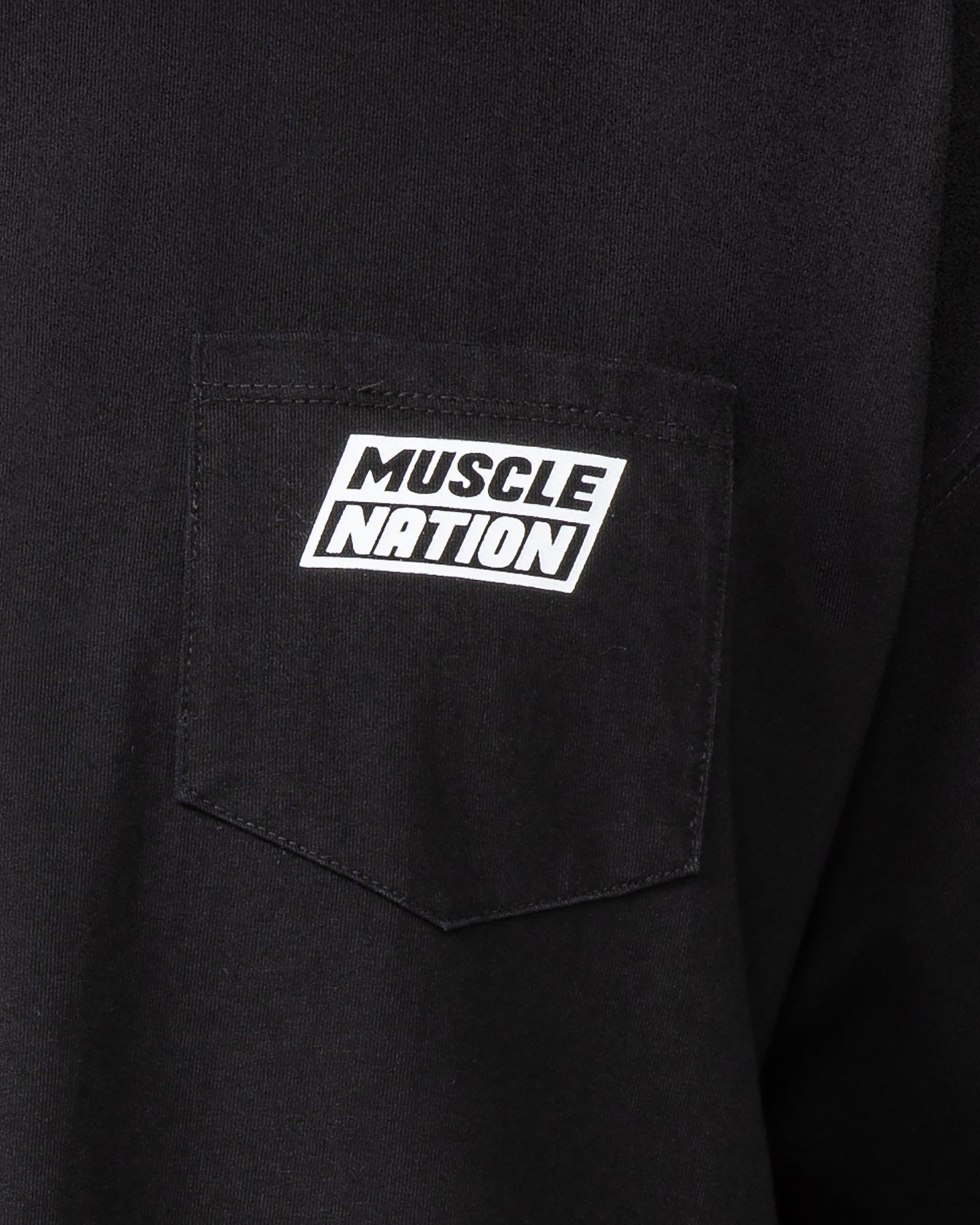 Oversized Pocket Pump Cover - Black-T-Shirts-XS-092414BLK-XS-MNAPPRL40081-2-Muscle Nation