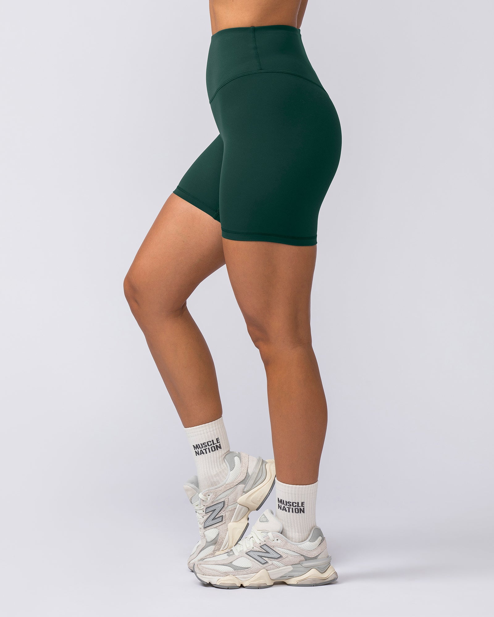 Ultra Aura Bike Shorts - Forest Green-Shorts-XXS-062407FRSGRN-XXS-MNAPPRL31387-3-Muscle Nation