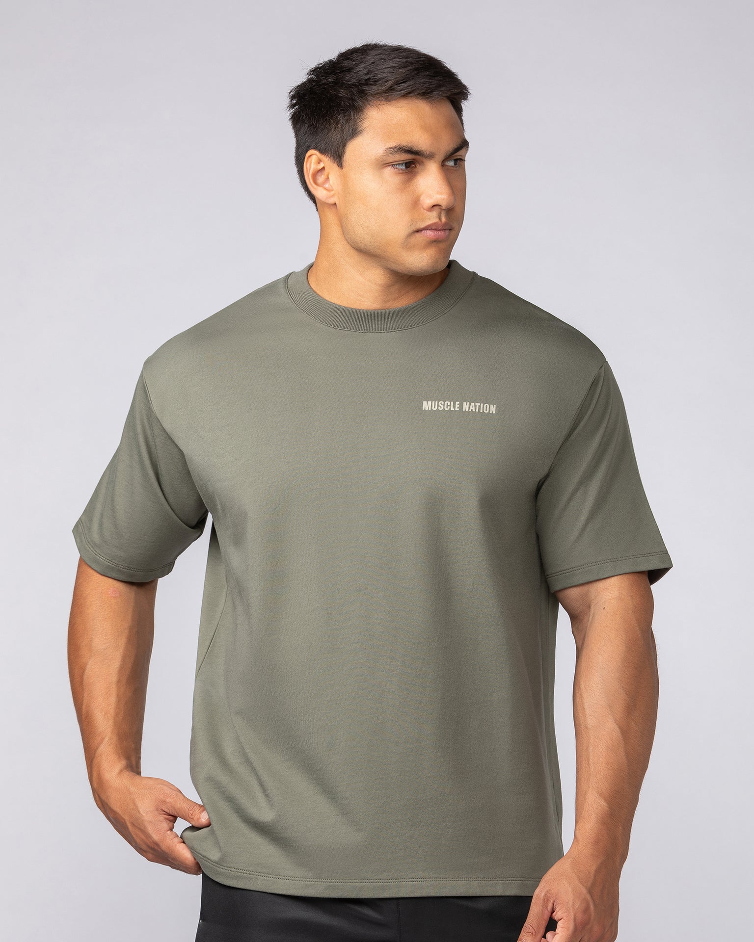 Essential Regular Fit Tee - Ivy-T-Shirts-S-062532IVY-S-MNAPPRL43300-1-Muscle Nation
