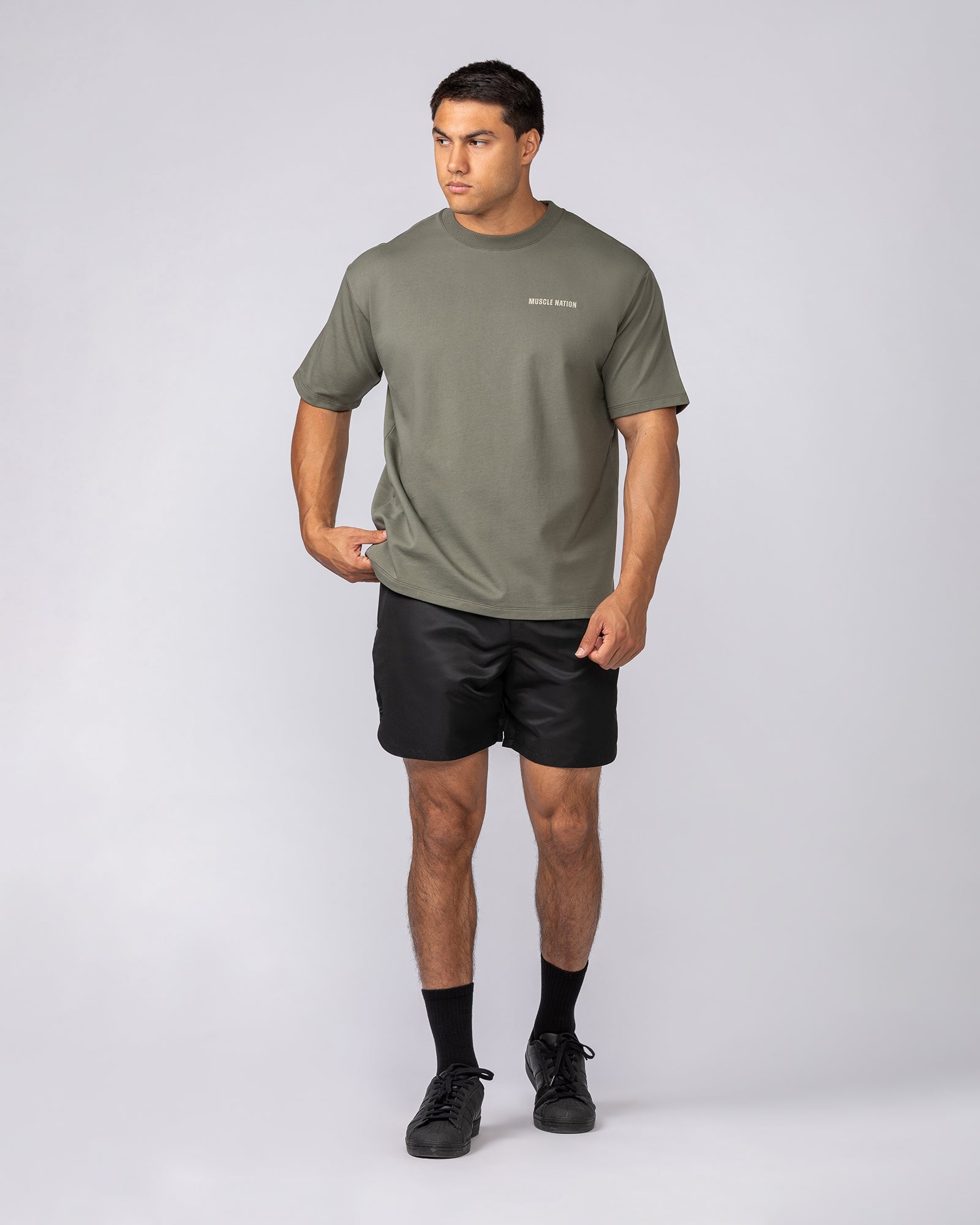 Essential Regular Fit Tee - Ivy-T-Shirts-S-062532IVY-S-MNAPPRL43300-5-Muscle Nation