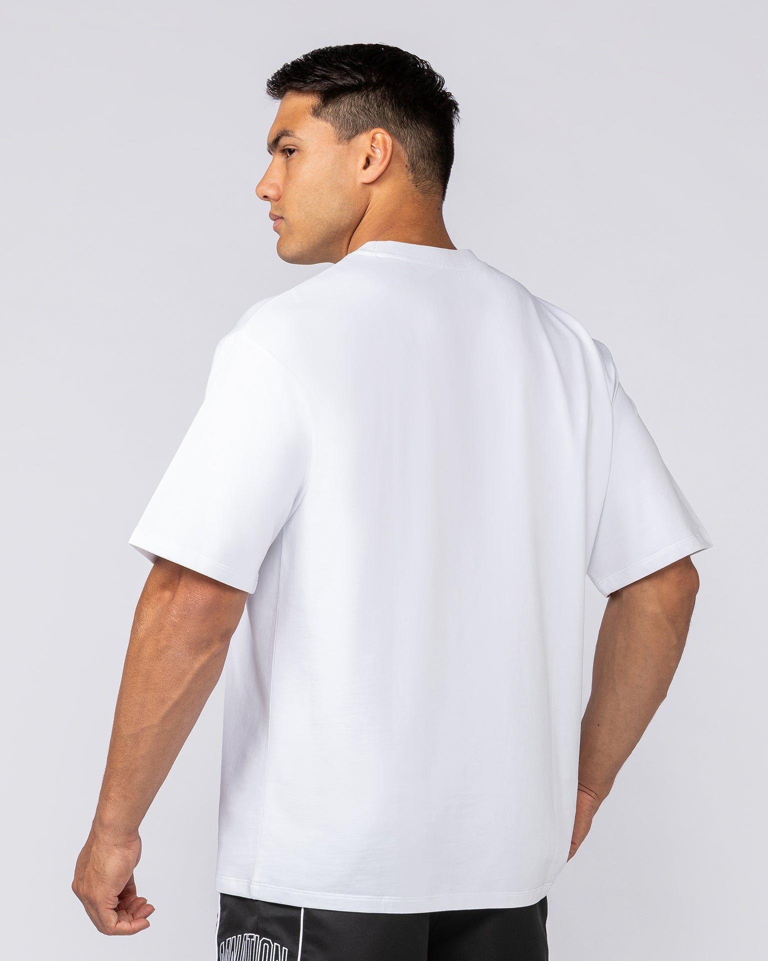 Essential Regular Fit Tee - White-T-Shirts-S-092522WHT-S-MNAPPRL44308-3-Muscle Nation