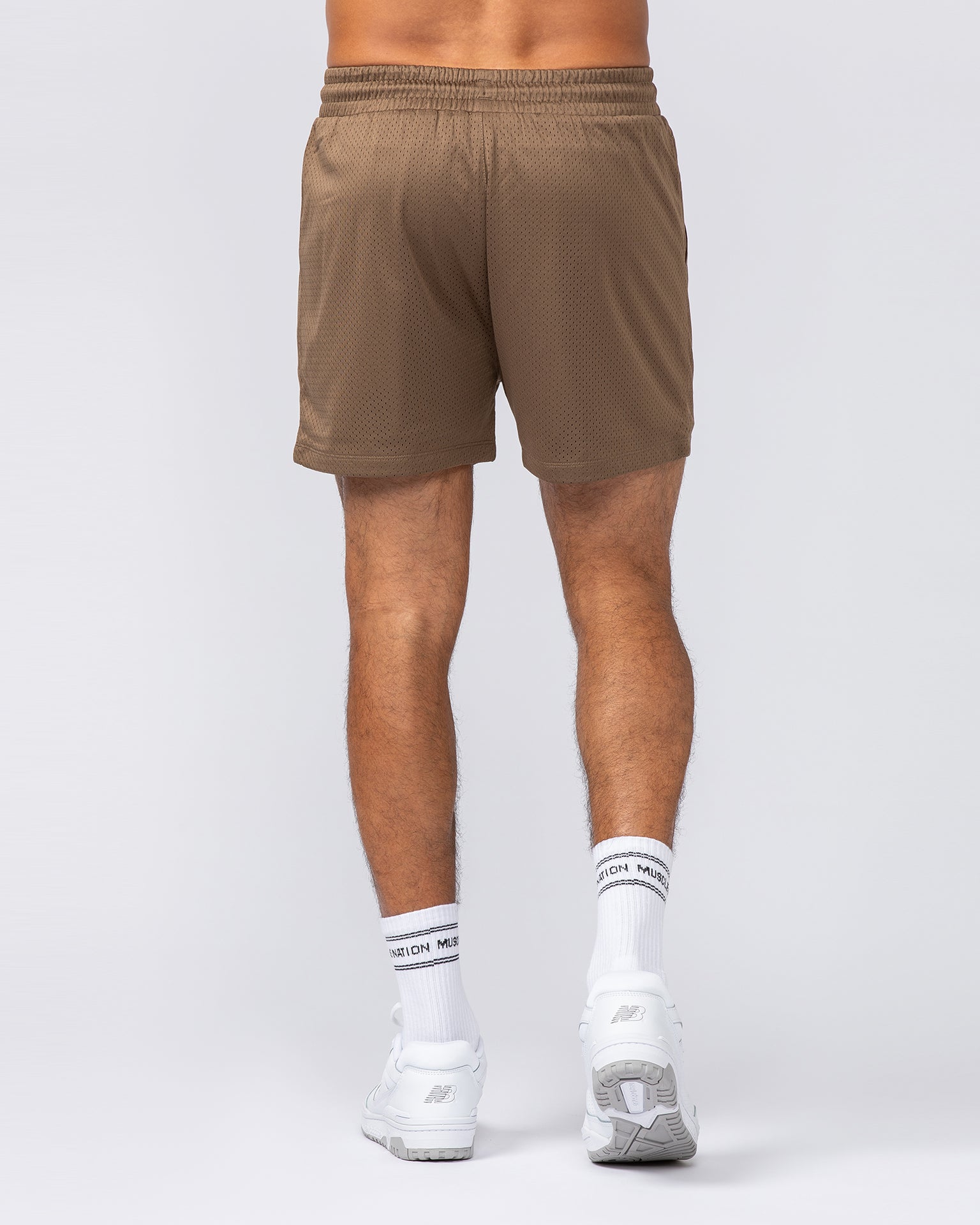 Lee Lem Lay Up 3.5" Shorts - Hazelnut-Shorts-S-022544HZLNT-S-MNAPPRL40983-5-Muscle Nation