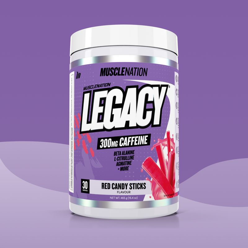 LEGACY Pre Workout Energy - Red Candy Sticks - 30 serves-Pre-Workouts-MNSUPPS0135-745125305851-1-Muscle Nation LEGACY Pre Workout Energy - Red Candy Sticks - 30 serves-Pre-Workouts-MNSUPPS0135-745125305851-1-Muscle Nation