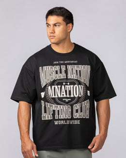 Lifting Club Pump Cover - Black-T-Shirts-XS-062531BLK-XS-MNAPPRL43318-1-Muscle Nation