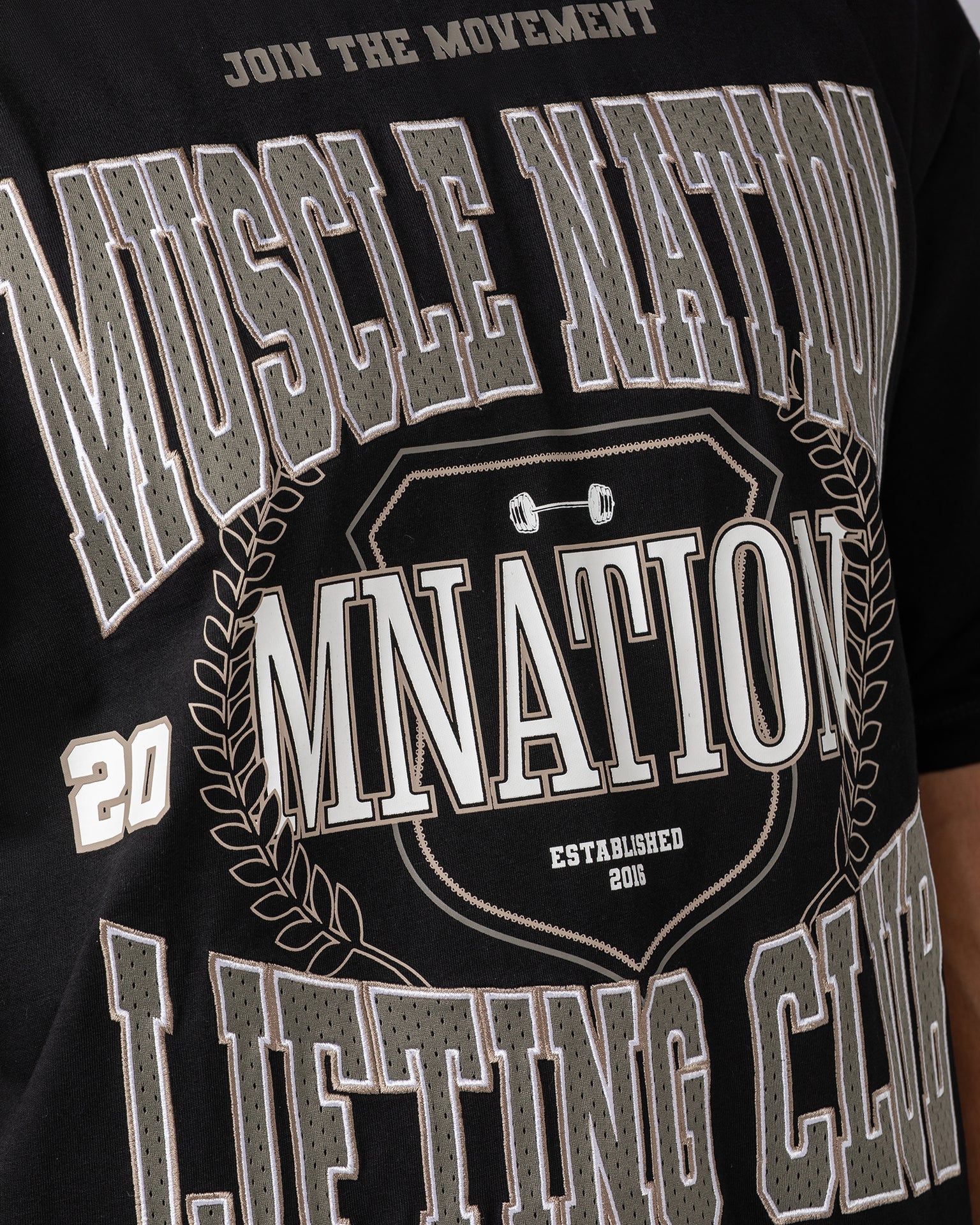 Lifting Club Pump Cover - Black-T-Shirts-XS-062531BLK-XS-MNAPPRL43318-3-Muscle Nation