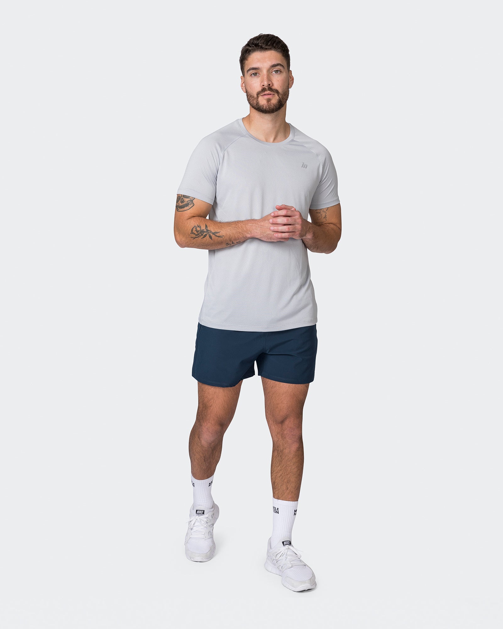 New Heights Running Tee - Quiet Grey-T-Shirts-S-072305QUTGRY-S-MNAPPRL25422-7-Muscle Nation