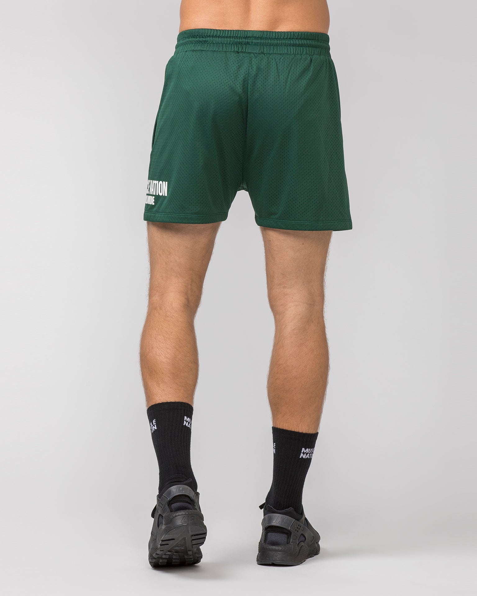 Worldwide Lay Up 3.5" Shorts - Forest Green-Shorts-S-062404FRSGRN-S-MNAPPRL31765-6-Muscle Nation