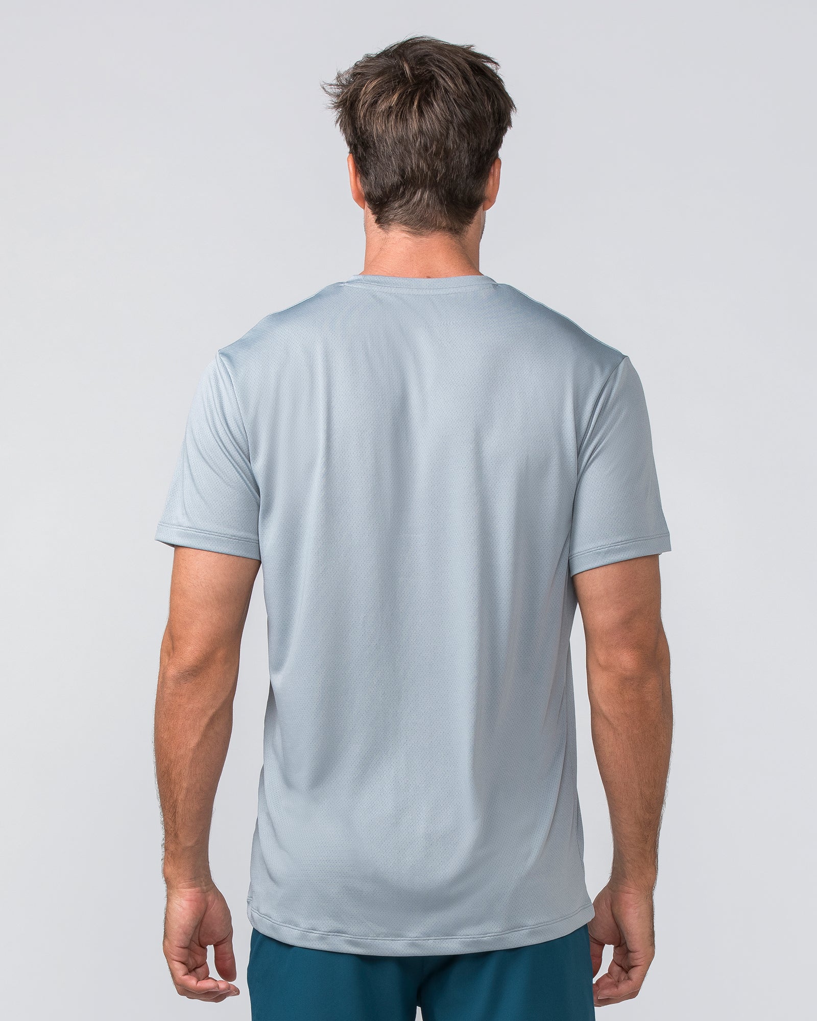 Relaxed Active Tee - Light Jet Grey-T-Shirts-S-022437LJETGR-S-MNAPPRL29719-4-Muscle Nation