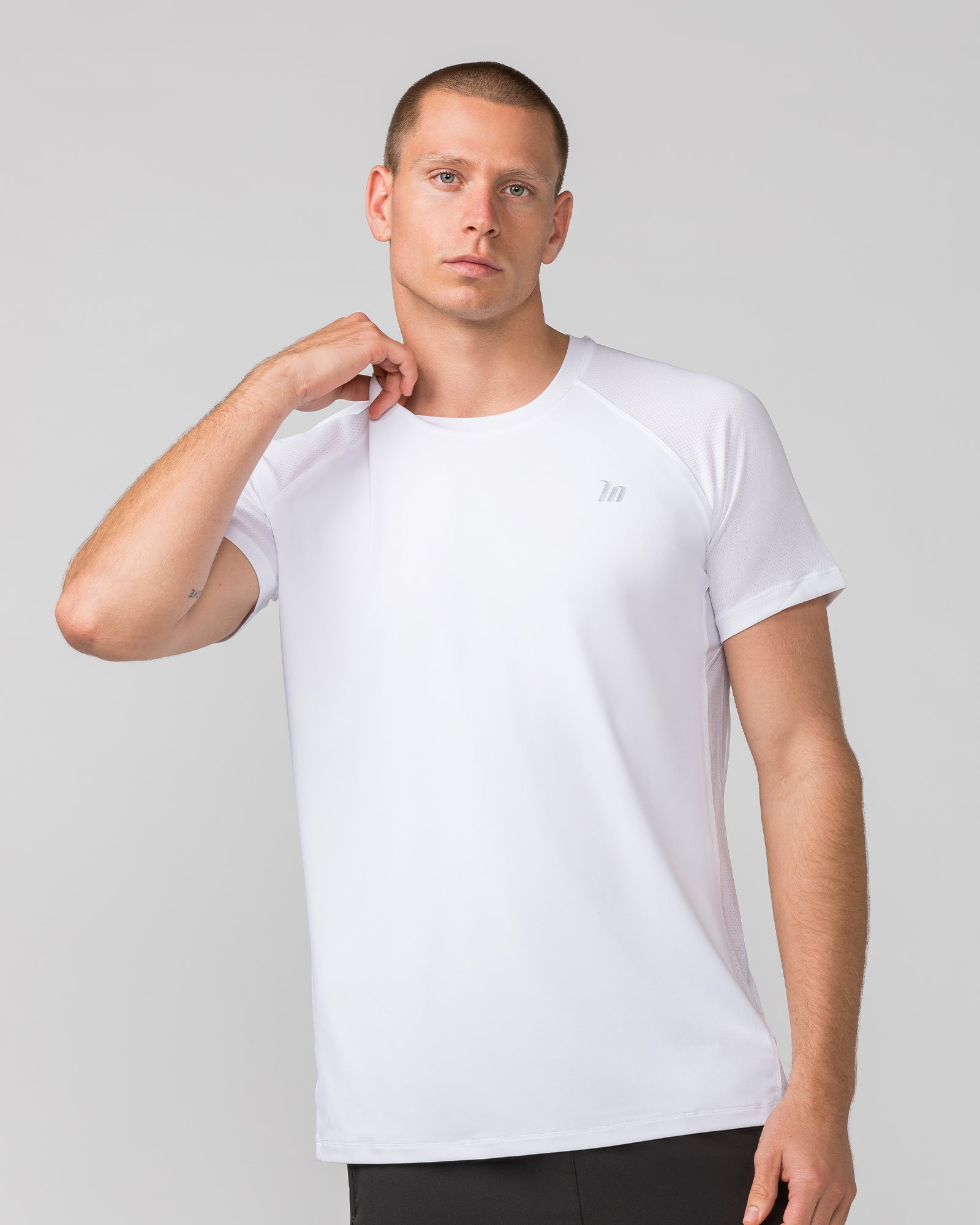 Ventilation Tee - White-T-Shirts-S-062106WHT-S-MNAPPRL11686-1-Muscle Nation