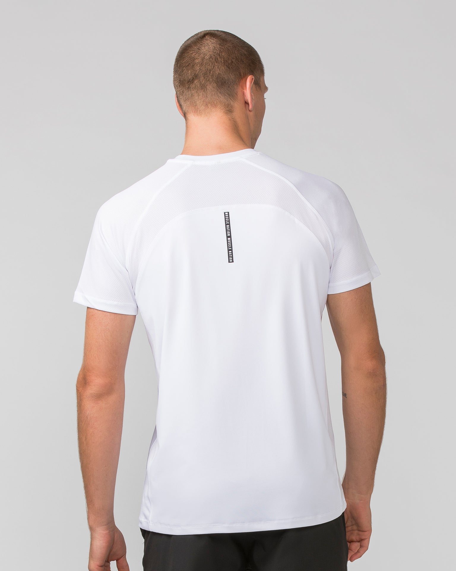 Ventilation Tee - White-T-Shirts-S-062106WHT-S-MNAPPRL11686-5-Muscle Nation