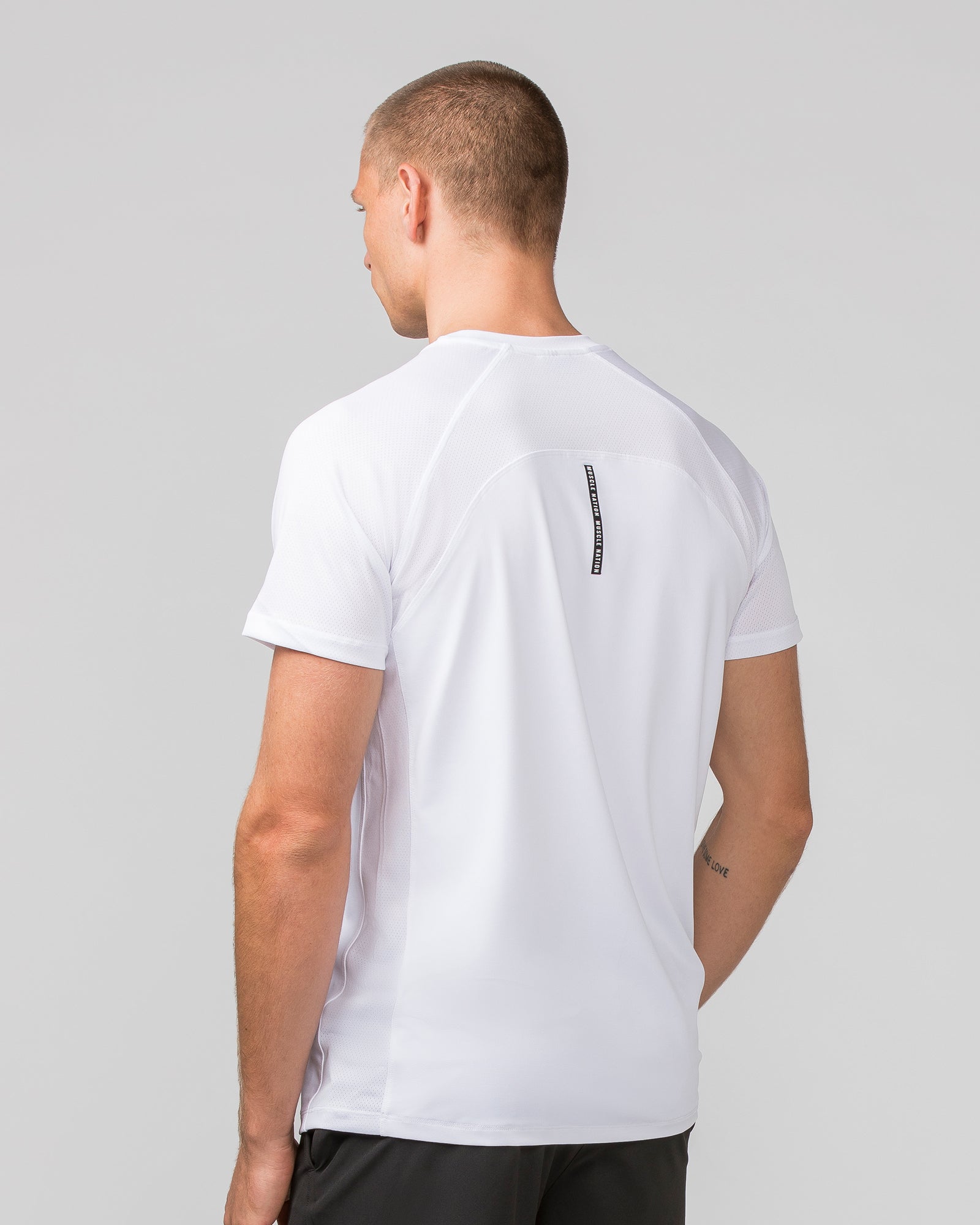 Ventilation Tee - White-T-Shirts-S-062106WHT-S-MNAPPRL11686-6-Muscle Nation