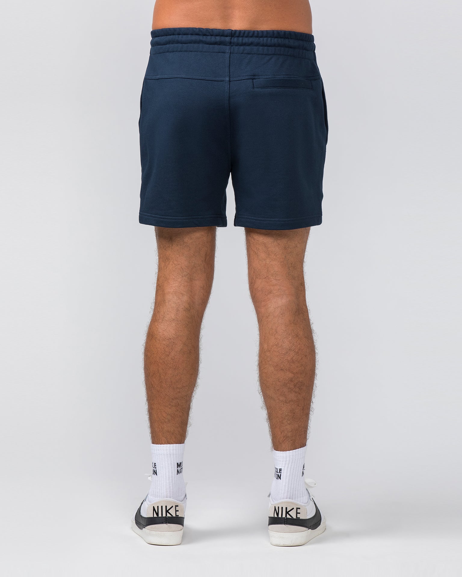 Sweat 5" Shorts - Navy-Shorts-S-032444NAVY-S-MNAPPRL30655-5-Muscle Nation