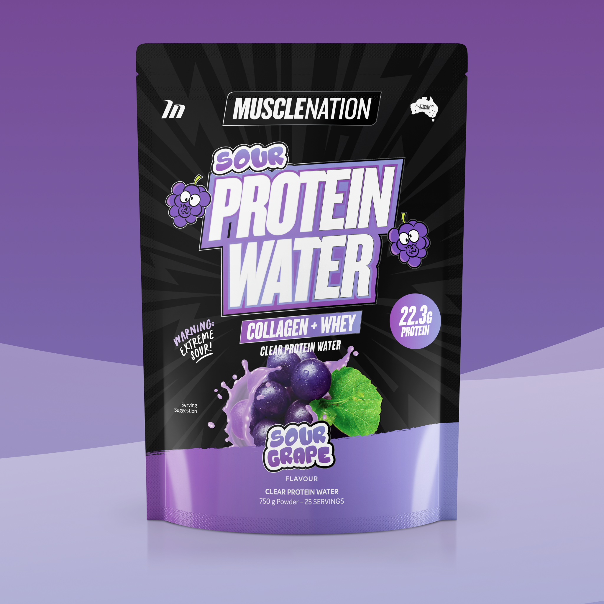 PROTEIN WATER - Sour Grape - 25 serves - Image 2