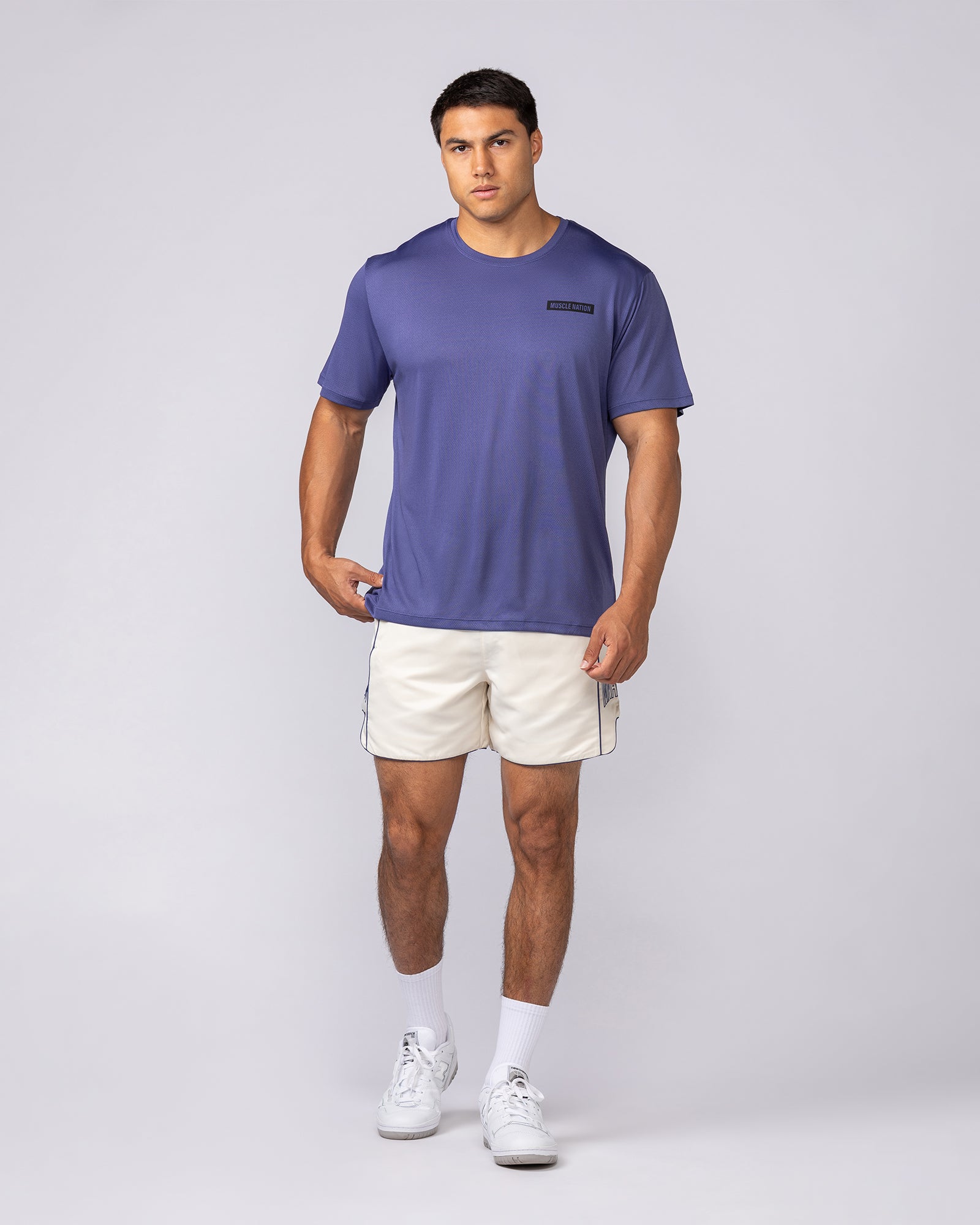 Relaxed Active Tee - Midnight-T-Shirts-S-062521MDNGHT-S-MNAPPRL43188-5-Muscle Nation