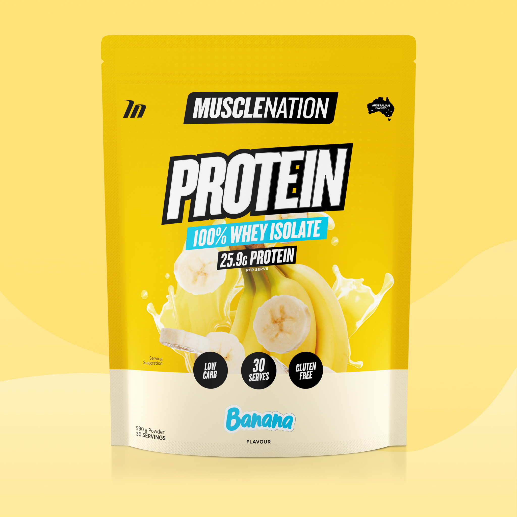 WHEY Protein Isolate - Banana - 30 serves - Image 2