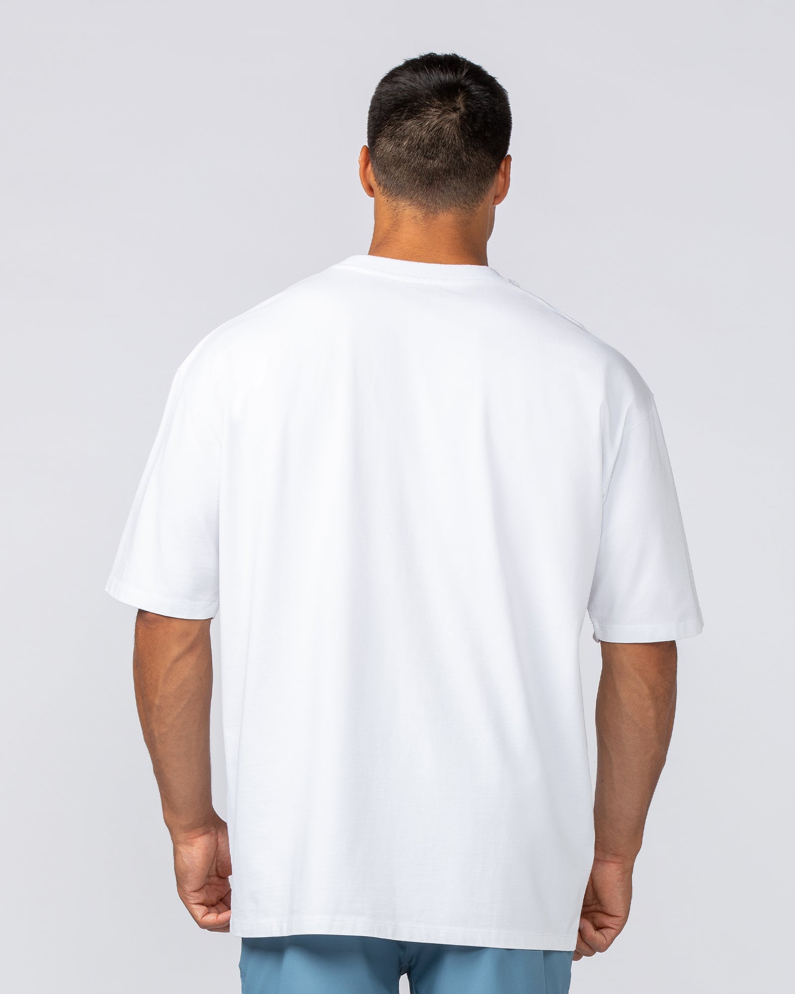 Oversized Pocket Pump Cover - White-T-Shirts-XS-092414WHT-XS-MNAPPRL40073-4-Muscle Nation