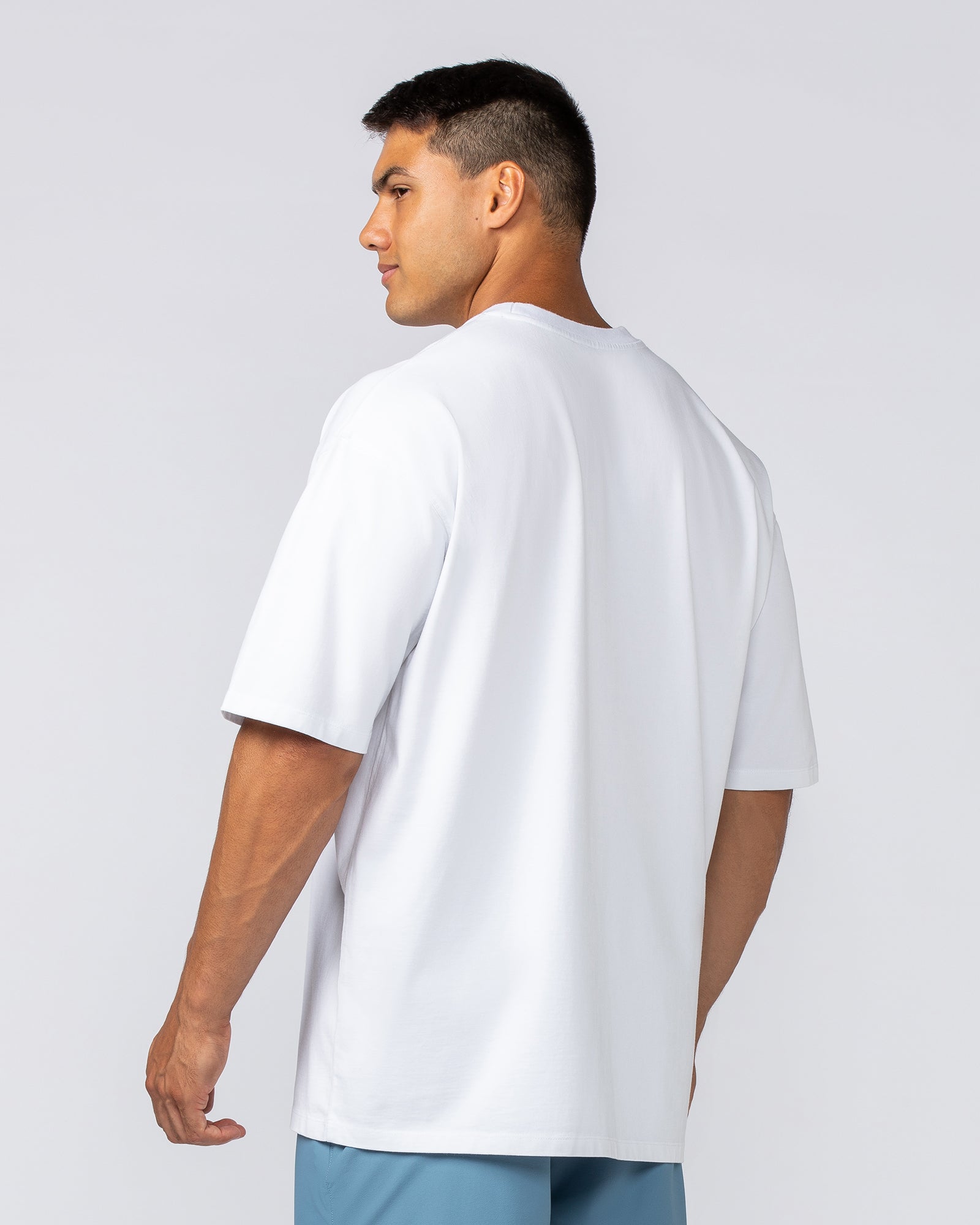 Oversized Pocket Pump Cover - White-T-Shirts-XS-092414WHT-XS-MNAPPRL40073-3-Muscle Nation