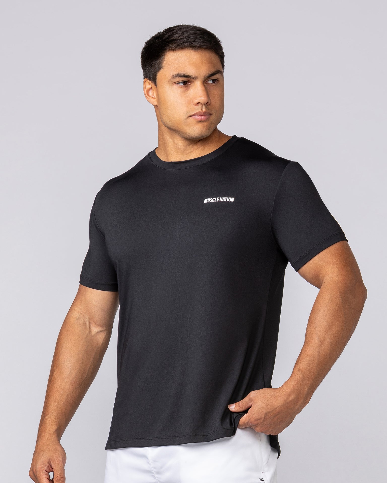 Climaflex Active Tee - Black-T-Shirts-XS-032545BLK-XS-MNAPPRL43395-2-Muscle Nation