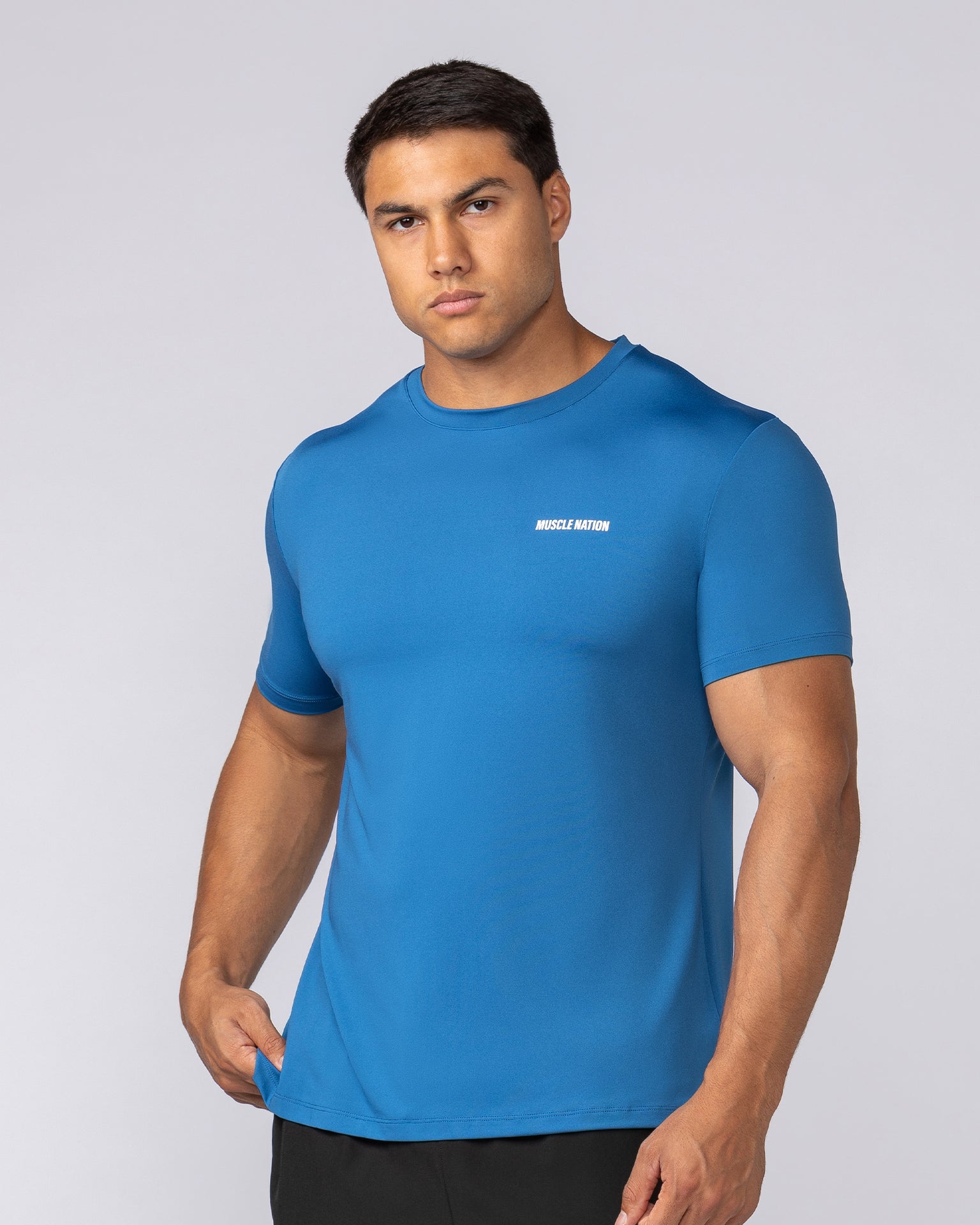 Climaflex Active Tee - Marine-T-Shirts-XS-032545MARINE-XS-MNAPPRL43379-3-Muscle Nation