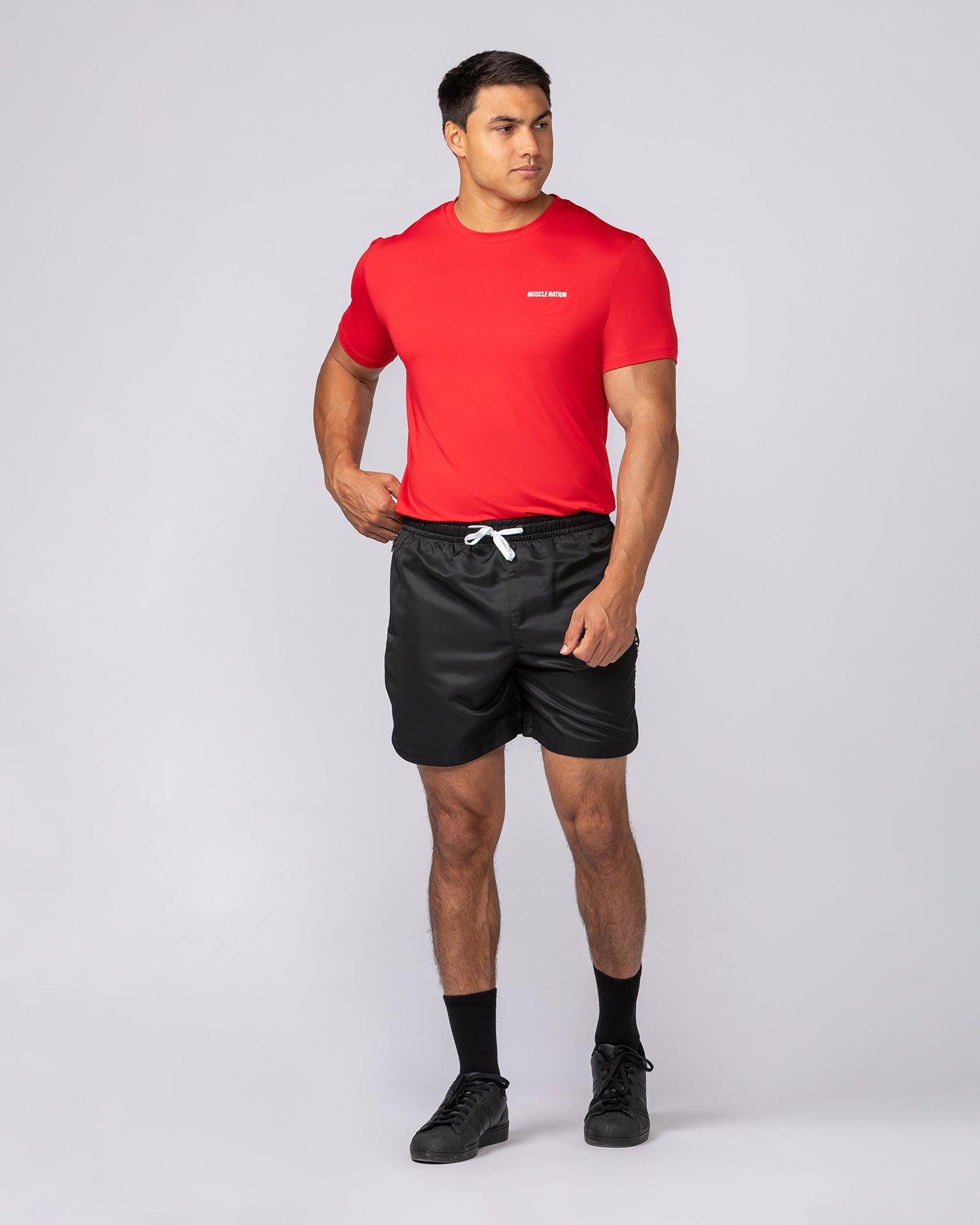 Climaflex Active Tee - Red-T-Shirts-XS-032545RED-XS-MNAPPRL43387-5-Muscle Nation