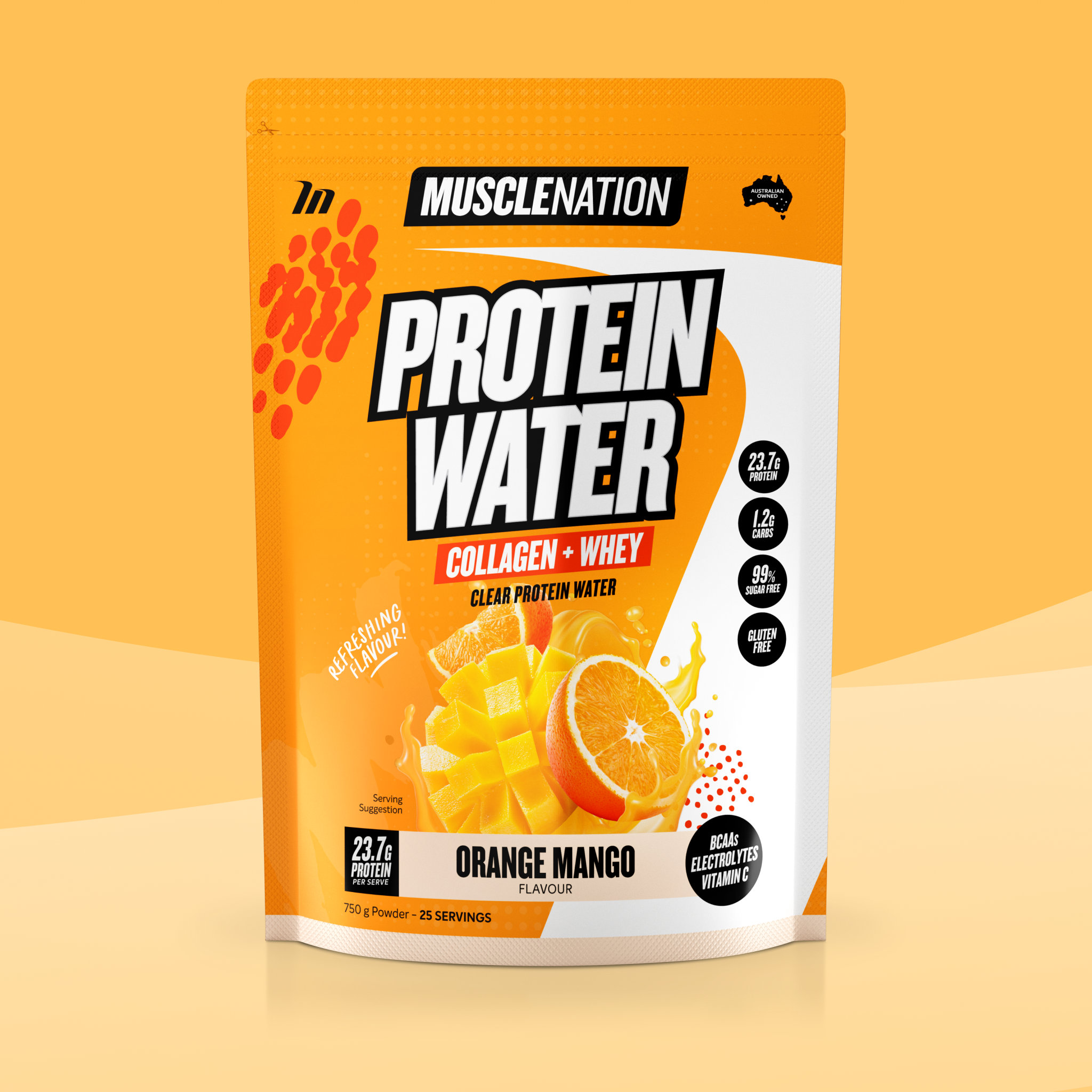 PROTEIN WATER - Orange Mango - 25 serves - Image 2