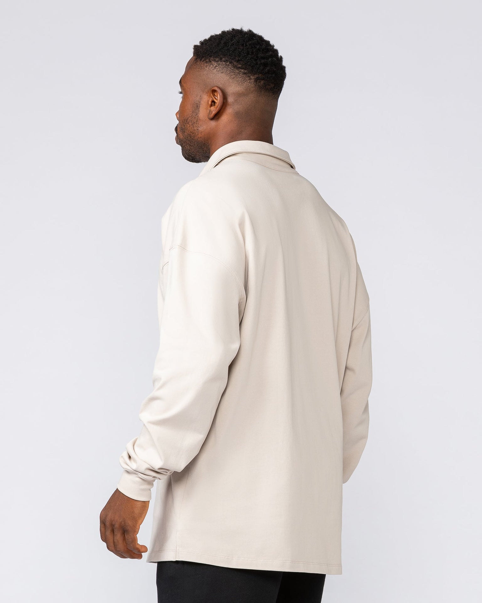 Off Duty Rugby Jersey - Cream-Long Sleeve T-Shirts-XS-042502CREAM-XS-MNAPPRL42495-3-Muscle Nation