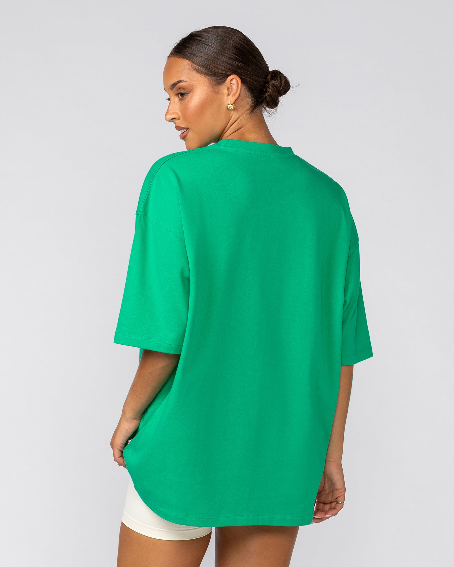 Weekender Oversized Tee - Clover-T-Shirts-XS-042505CLVR-XS-MNAPPRL43315-7-Muscle Nation