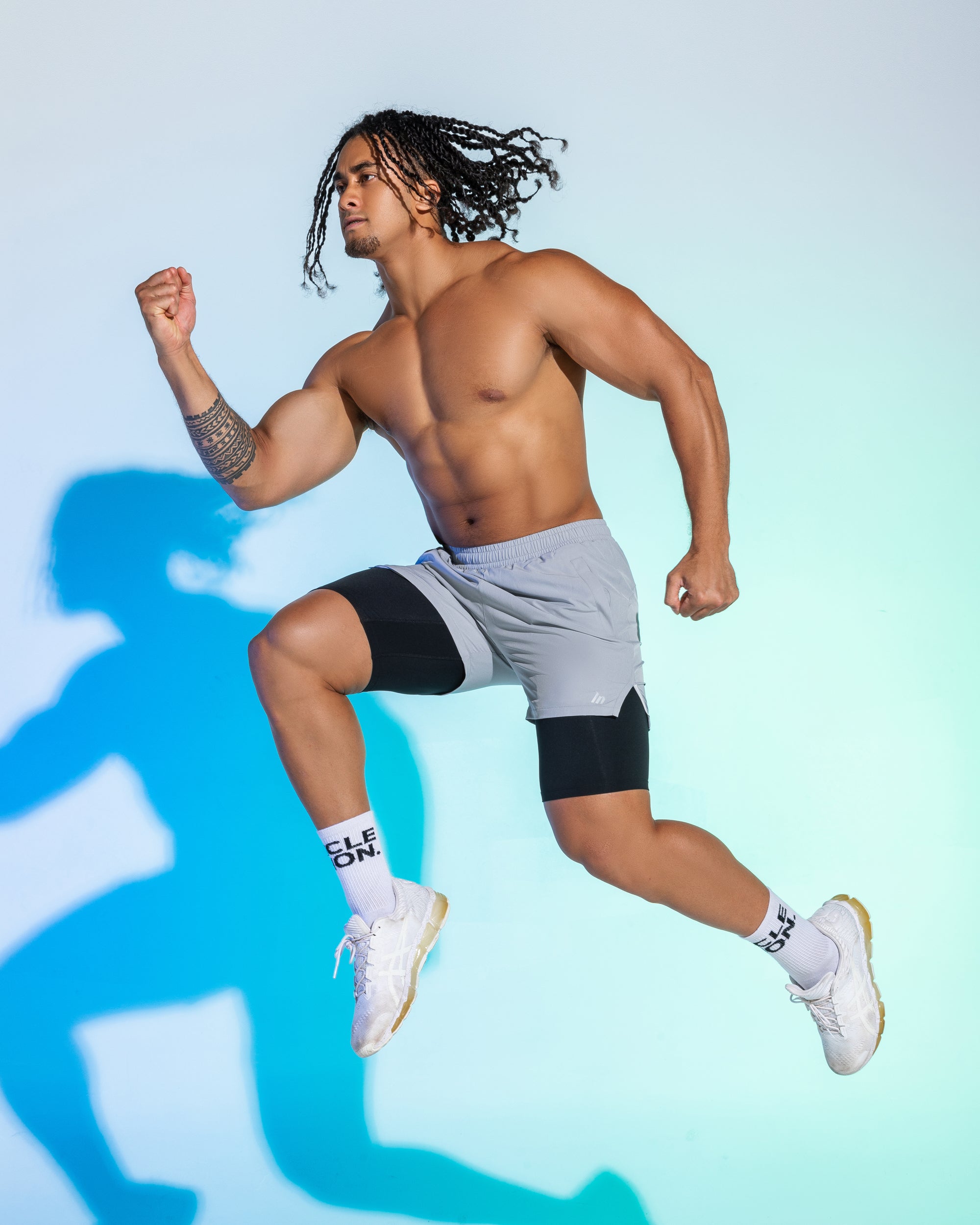 Mens Max Distance Shorts-Muscle Nation