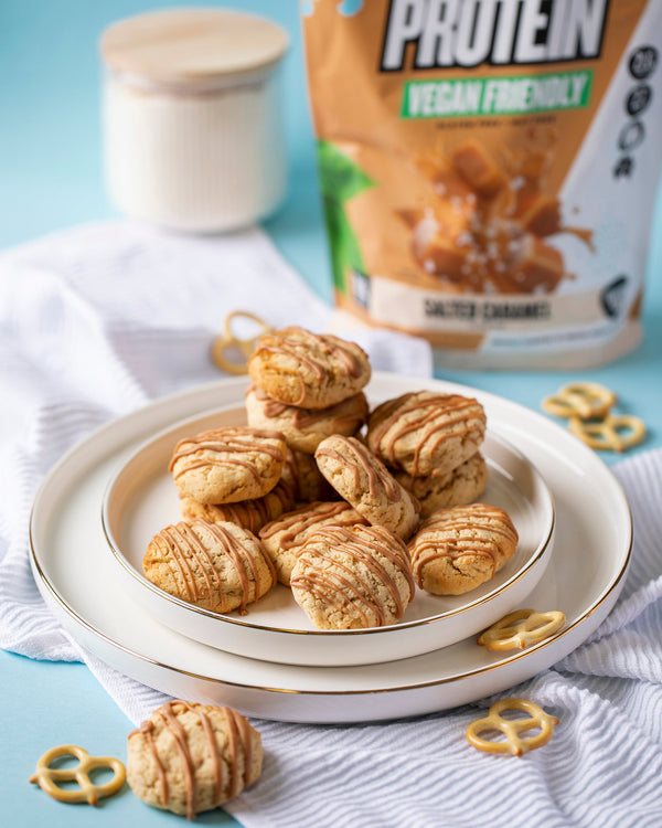 Salted Caramel Pretzel Cookies-Muscle Nation