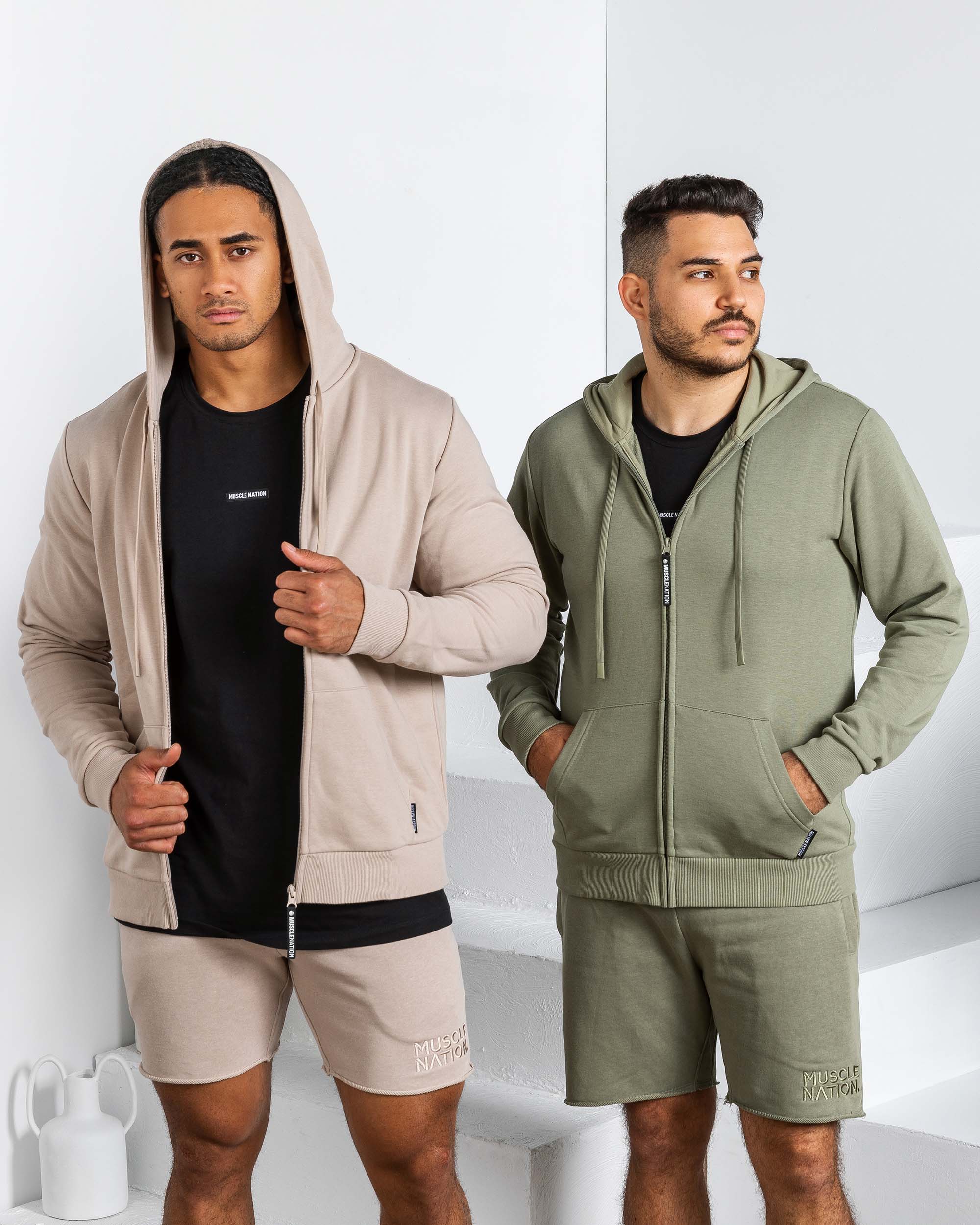 Zip Up Hoodie-Muscle Nation