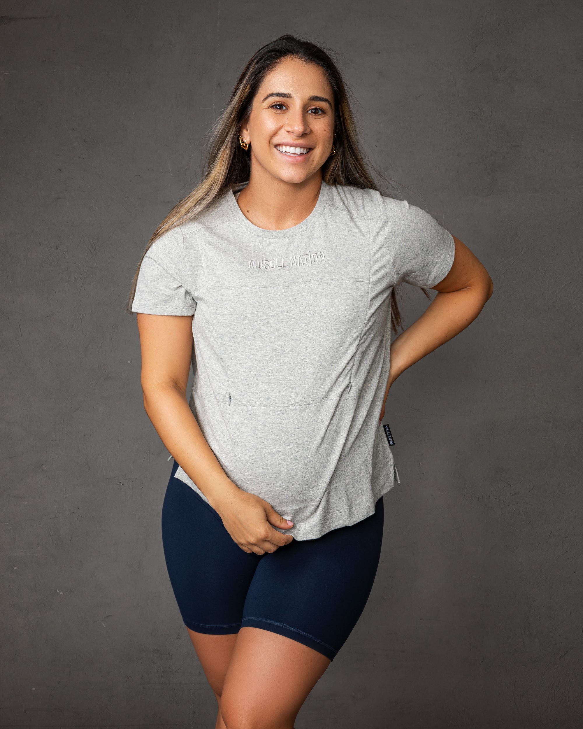 Elevate Maternity Tee-Muscle Nation