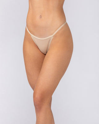 Micro G String-Underwear-Beige-1-Muscle Nation