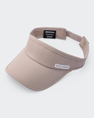 Muscle Nation Active Visor - Stone-Accessories-ACC1125202STONE-MNAPPRL47993-2-Muscle Nation