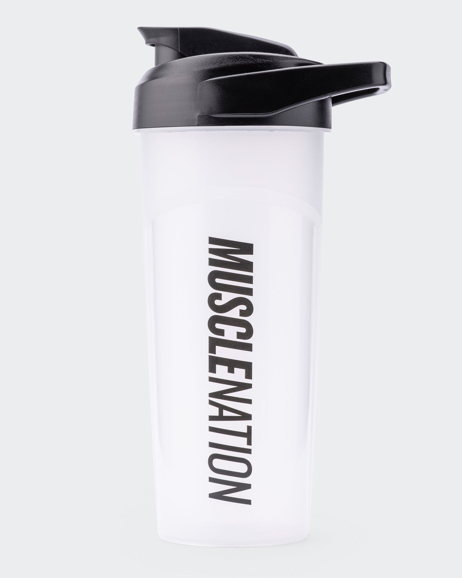 700ml MN Shaker-Accessories-Clear / Black-MNAPPRL22497CLR-ONE-MNAPPRL22497-4-Muscle Nation