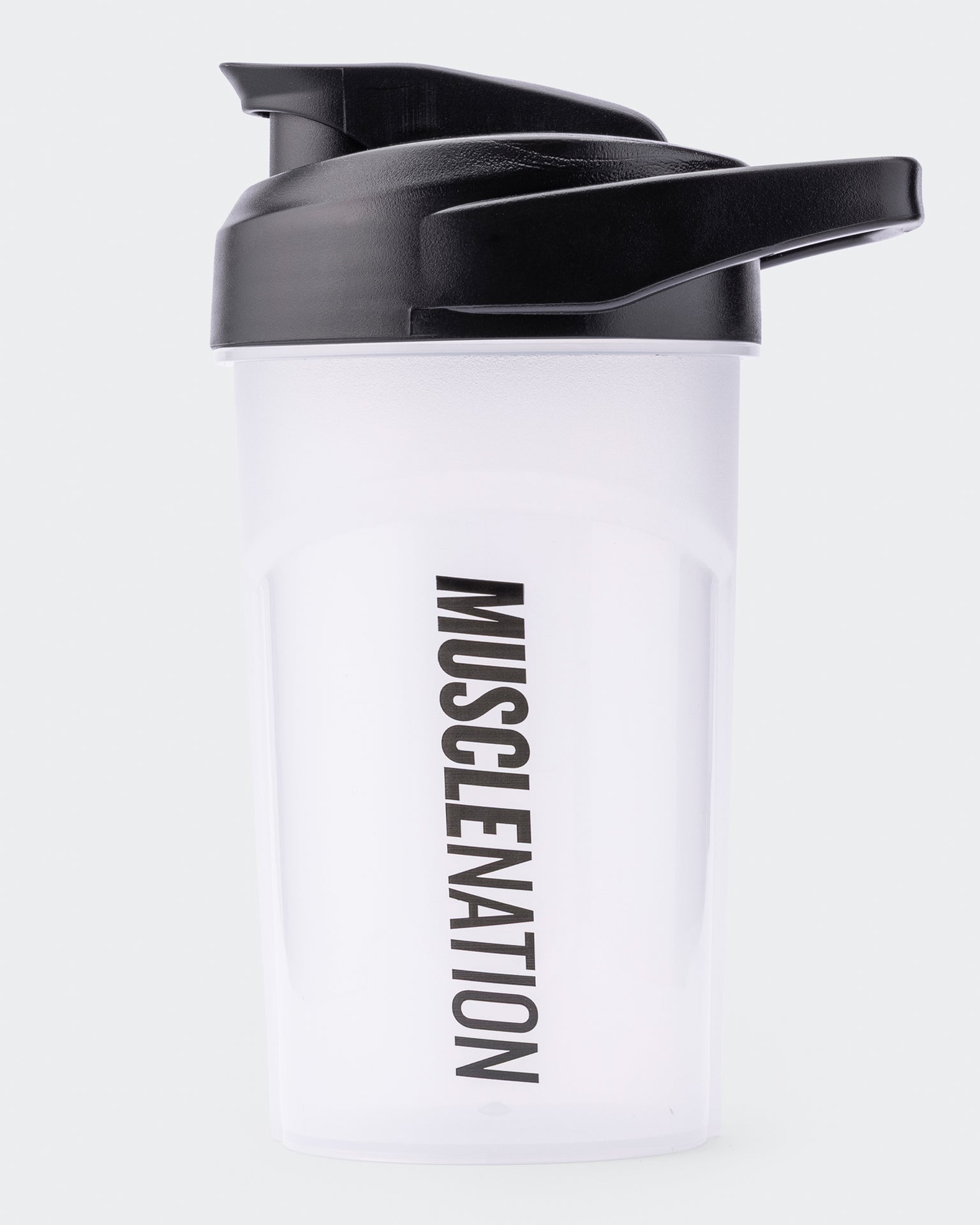 500ml MN Shaker-Accessories-Clear / Black-MNAPPRL22496CLR-ONE-MNAPPRL22496-5-Muscle Nation