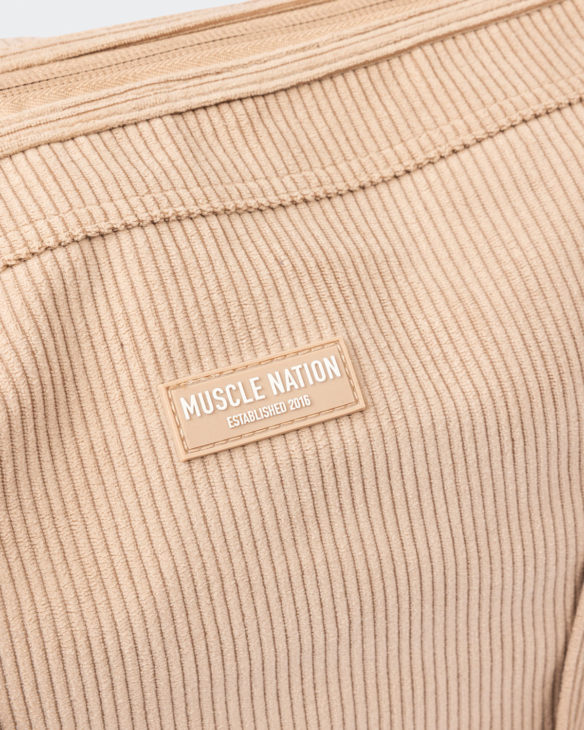 Muscle Nation Corduroy Tote Bag - Latte