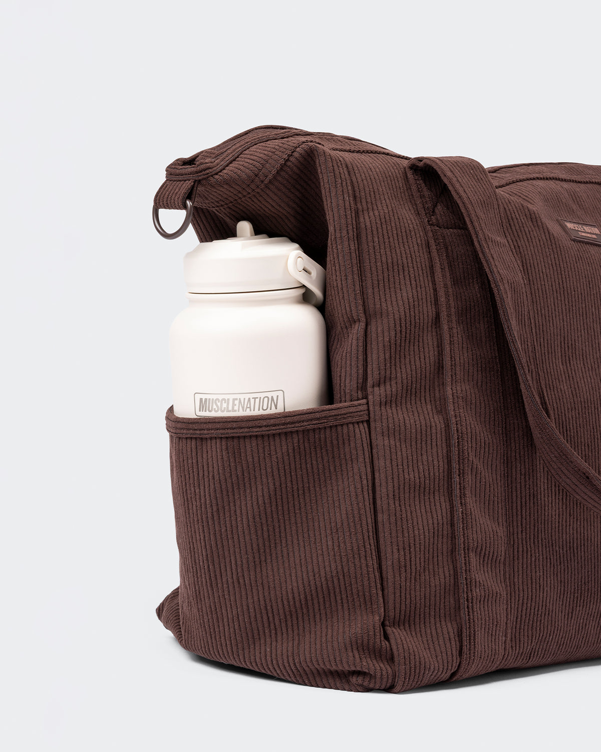 Muscle Nation Corduroy Tote Bag - Espresso
