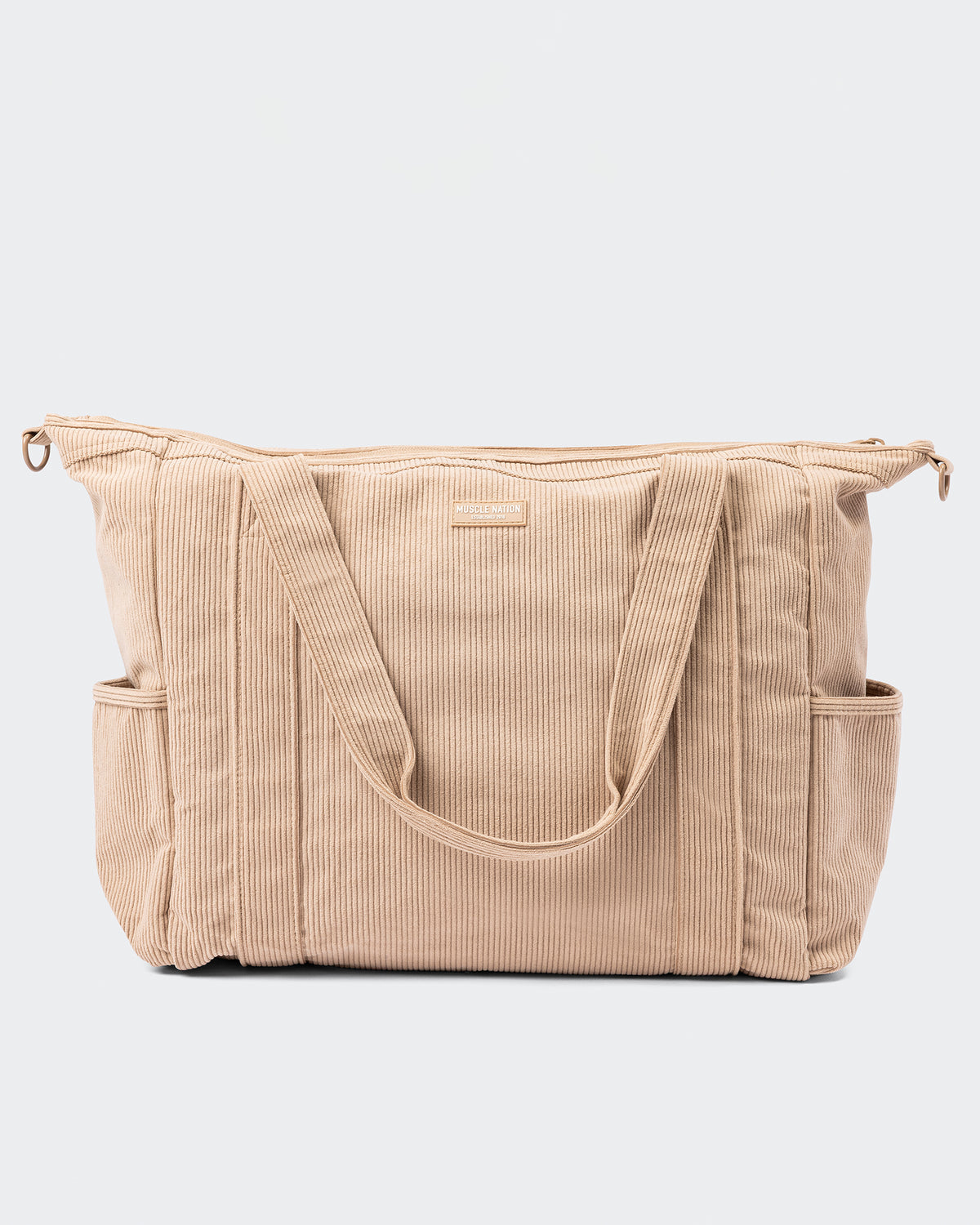 Muscle Nation Corduroy Tote Bag - Latte