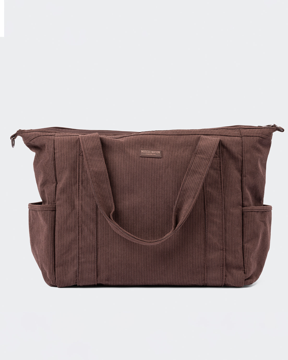 Muscle Nation Corduroy Tote Bag - Espresso