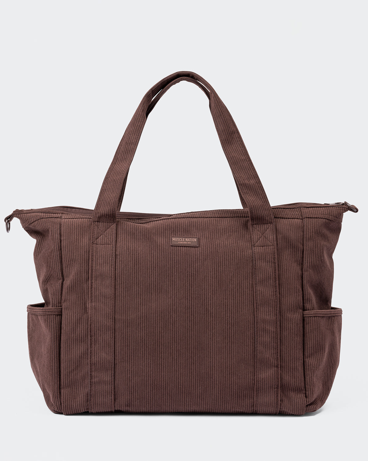 Muscle Nation Corduroy Tote Bag - Espresso
