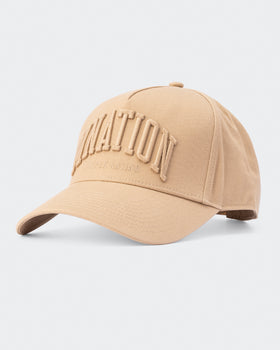 MN A-Frame Hat - Dark Biscuit-Headwear-Dark Biscuit-AC052350DRKBISC-One Size-MNAPPRL28518-1-Muscle Nation