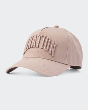 MN A-Frame Hat - Stone-Headwear-Stone-AC052350STONE-One Size-MNAPPRL28517-1-Muscle Nation