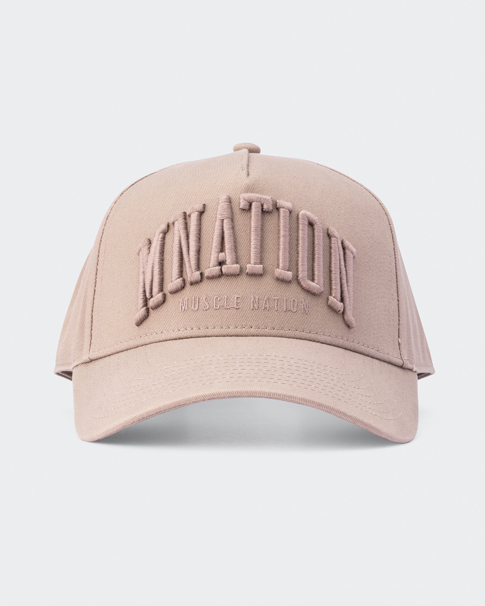 MN A-Frame Hat - Stone-Headwear-Stone-AC052350STONE-One Size-MNAPPRL28517-3-Muscle Nation